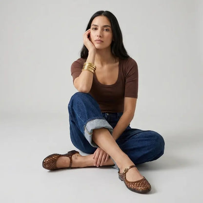 Mary Janes Jelly Sandals